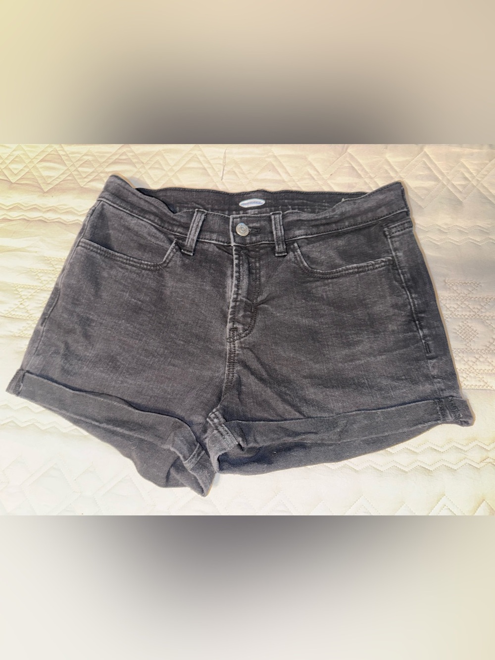 Old Navy Black Denim Jean Shorts